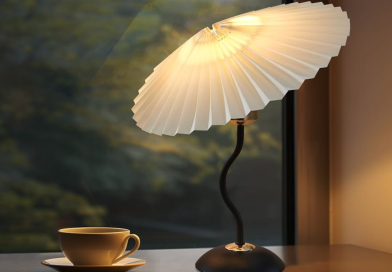 Modern Multi-Layered Umbrella Table Lamp