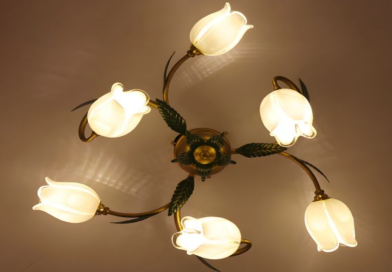 Stylish Modern Nordic Floral Ceiling Light
