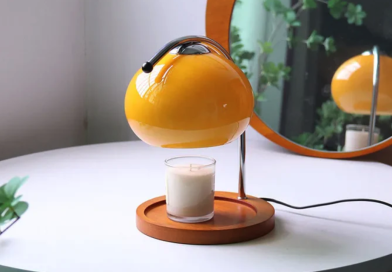 Enhance Your Space with a Modern Bauhaus Glass Candle Table Lamp