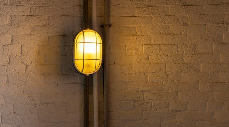 Photo crack wall lamp
