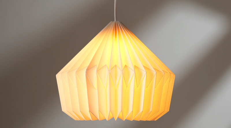 Charming Small Origami Pendant Light