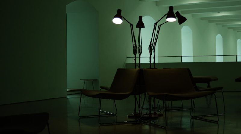 Photo industrial style floor lamp