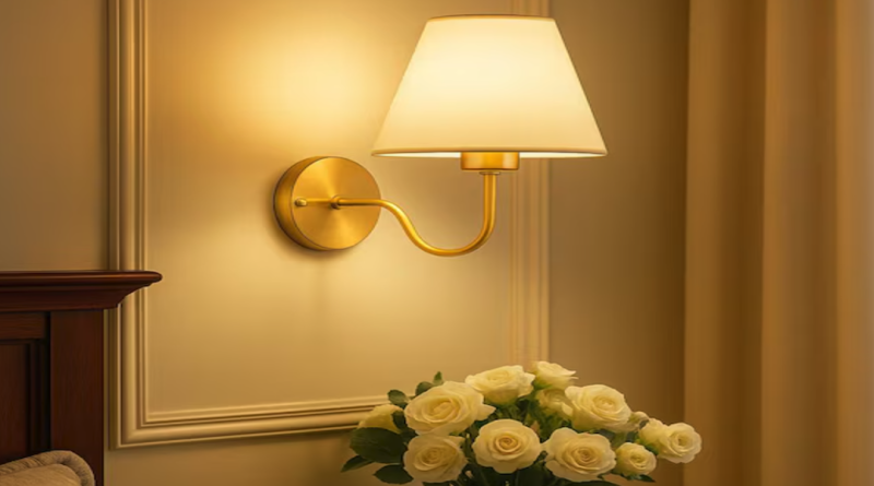 Illuminate Your Living Room with Elegant Brass Wall Sconces
